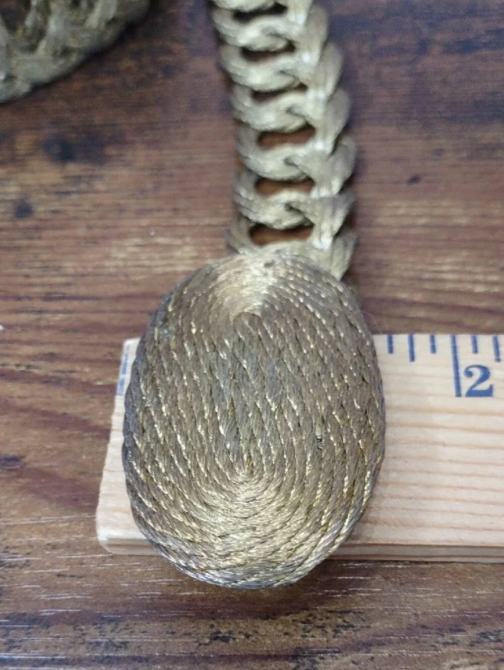 Vintage Woven Wire Belt